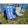 Image 1 : 2 Folding Beach Chairs