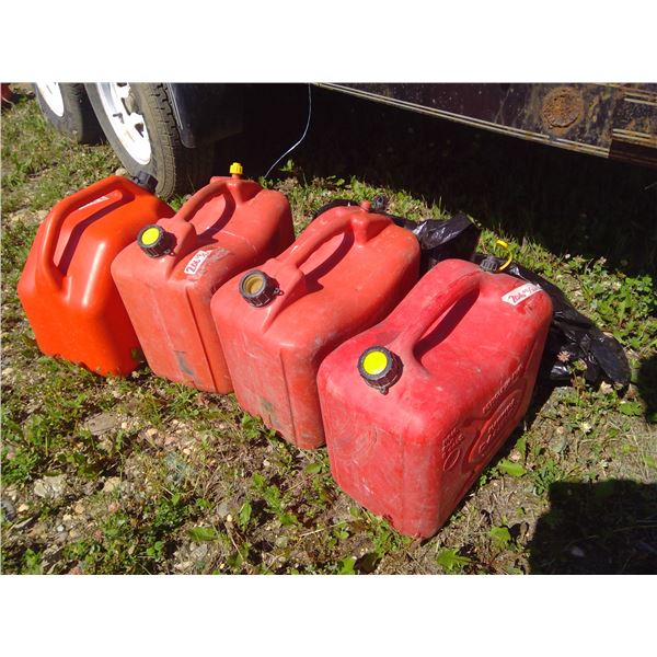4x 20L Jerry Cans