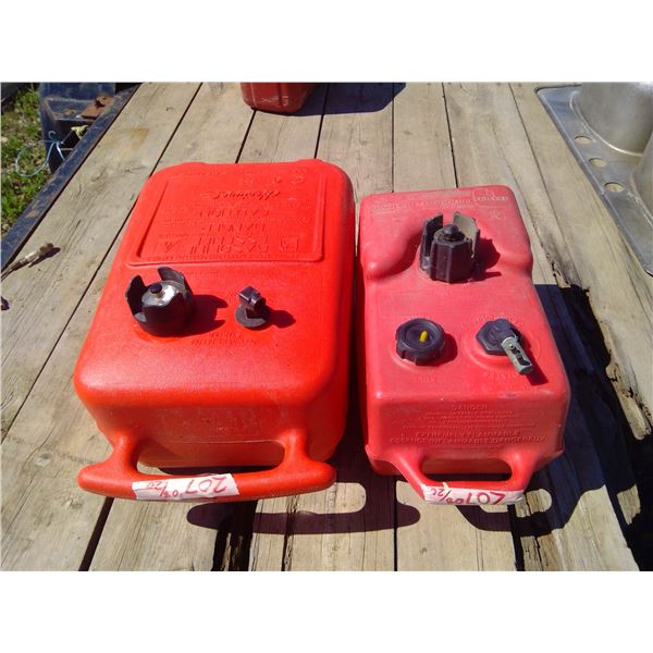 2x 20L Gas Cans for Boat
