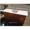 Image 1 : Bathroom Sink and Vanity - 61 x 22x 32"h