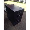 Image 1 : Black Filing Cabinet - 18x30x30"h