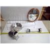 Image 1 : Lot of Misc. Items - Mirror, Drying Rack, Shake Weight, and Trap
