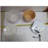 Image 3 : Lot of Misc. Kitchen Items - Mini Waffle Maker, Salad Tosser, and Basket