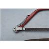 Image 6 : 2 -  large hand buck saws, 1 red , 1 rusty yellow