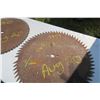 Image 1 : 2 - 24"old saw mill blades