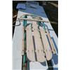 Image 5 : antique kids sled, green.
