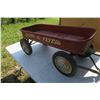 Image 1 : red radio flyer wagon, missing handle.