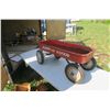 Image 5 : red radio flyer wagon, missing handle.