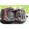Image 5 : black softtail wide double motorcycle seat.