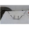 Image 1 : Chrome harley-davidson 10" ape hanger handle bars with fork attchments.