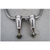 Image 3 : Chrome harley-davidson 10" ape hanger handle bars with fork attchments.