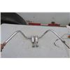 Image 4 : Chrome harley-davidson 10" ape hanger handle bars with fork attchments.