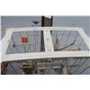 Image 4 : Large white bird cage with accessories