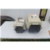 Image 1 : 2 pet travel carriers, one small, one medsize.