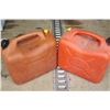 Image 1 : 2 large 22L rec gas cans, used.
