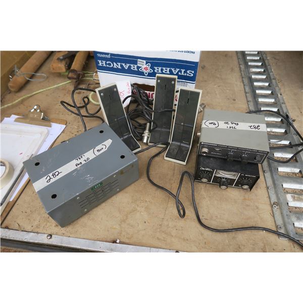 Misc box of HF transmitter & controler items