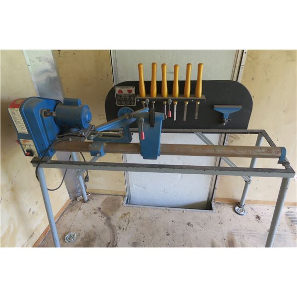 Ryobi wood Lathe 12" x 37" Model # WL-37, with tools & acc.