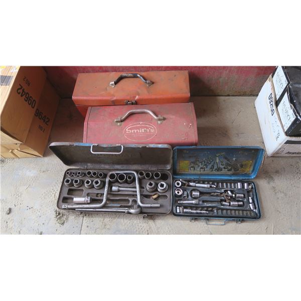 4 Tool Trays - 2 w/ Contents