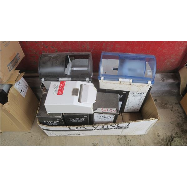 8 Soap Dispensers & 2 Small Toilet Paper Dispensers