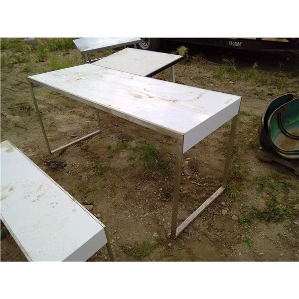 Metal Table/Workbench 72x29x36"h