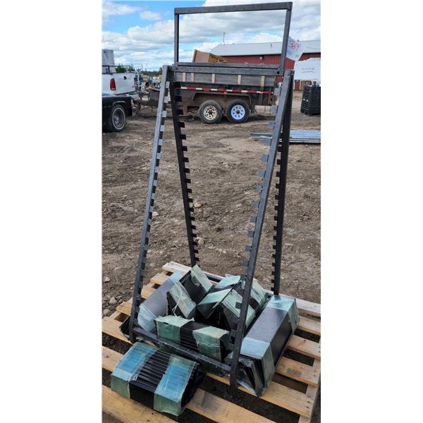 Metal Convience Store Shelf H-4'9" W-1'9" D-1'11"