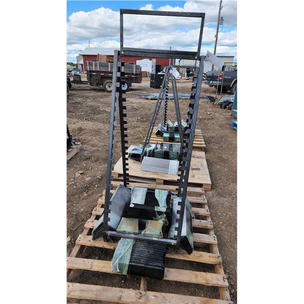 Metal Convience Store Shelf H-4'9" W-1'9" D-1'11"