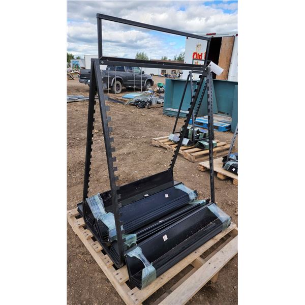 Lrg Metal Convience Store Shelf H-4'9" W-3'3" D-2'