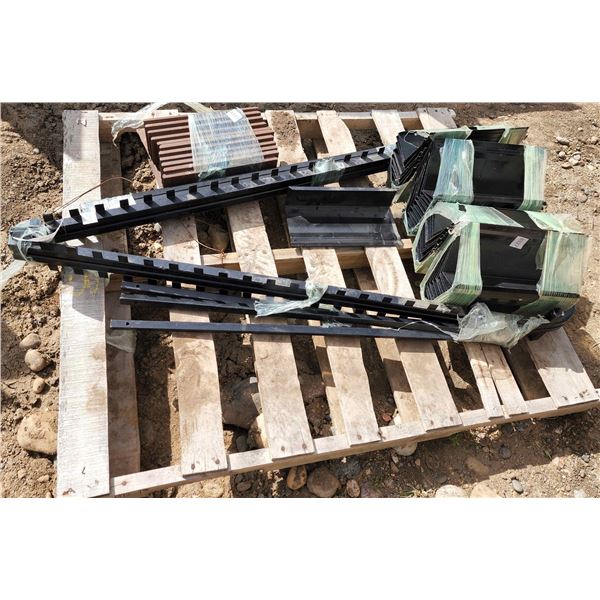 Tall Metal Display Shelf H-4'10" W-3'3" D-1'