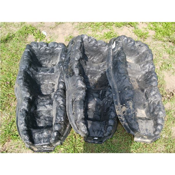 3 x pond rock water falls