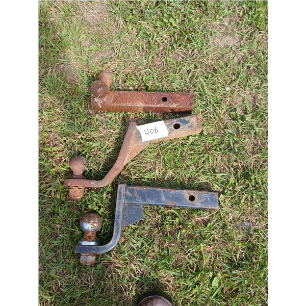 3 receiver hitches 1 7/8", 2", 2 5/16"