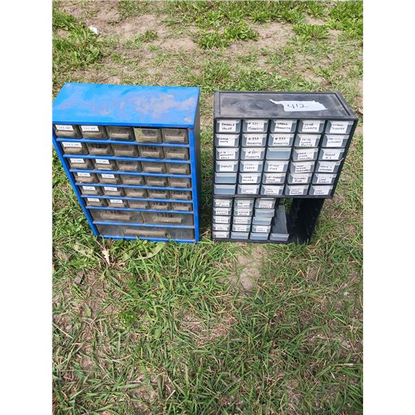 shop organizers (one missing drawers)