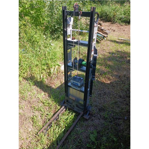 wheeler w/ winch lift 53" lift (awesome for the shop)