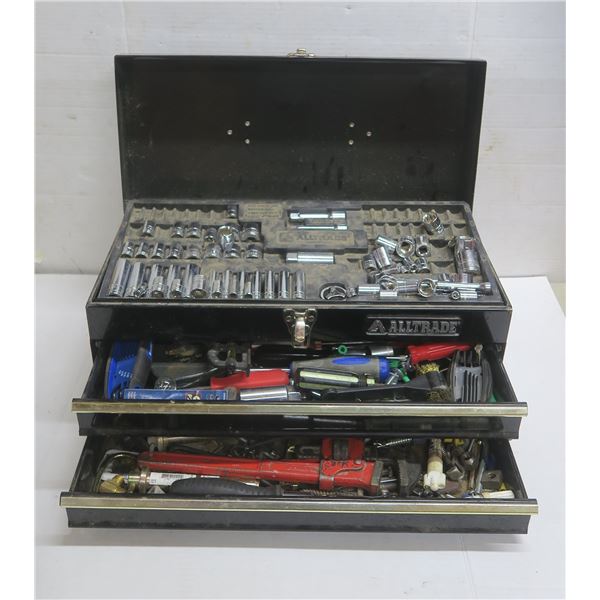 Metal Tool Box w/ Contents