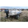 Image 4 : 14ft. Glastron Boat & Trailer - Mercury 40 Engine, Runs Was Last Used Aug. 6. Fish Finder (working)