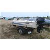 Image 8 : 14ft. Glastron Boat & Trailer - Mercury 40 Engine, Runs Was Last Used Aug. 6. Fish Finder (working)