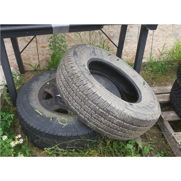 2 Firestone Tires LT275/7R18 - One with Rim