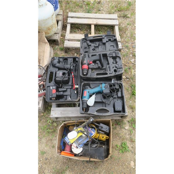 Assorted Cordless & Hand Tools