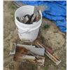 Image 1 : Pail Full of Concrete/Masonry Trowels