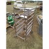 Image 1 : Tray Shelving Rack on Wheels - 27x 19 1/2 x48"h