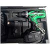 Image 2 : Hitachi Wireless Drill c/w 18v Batteries, Charger, and Case - Works