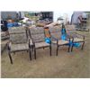 Image 1 : 4 Patio Chairs w/ Cushions