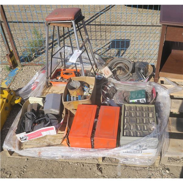 Pallet of Misc Shop/Garage Supplies