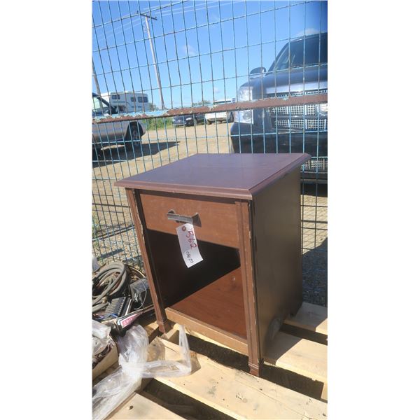 Brown Wood Grain Night Stand - 20x17x24H"