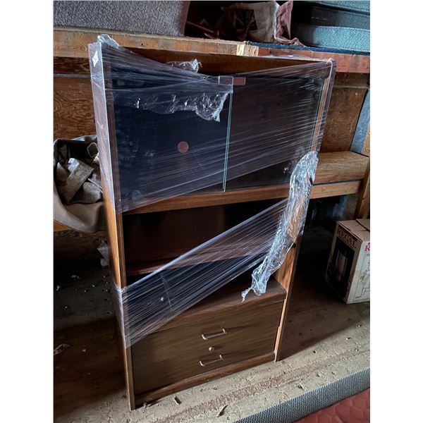 Wooden Cabinet/Shelf 28 3/4" x 18 1/2" x 54"h