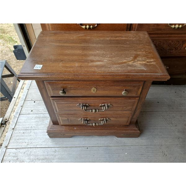 2 drawer nightstand 25"H x 26"W x 16"D
