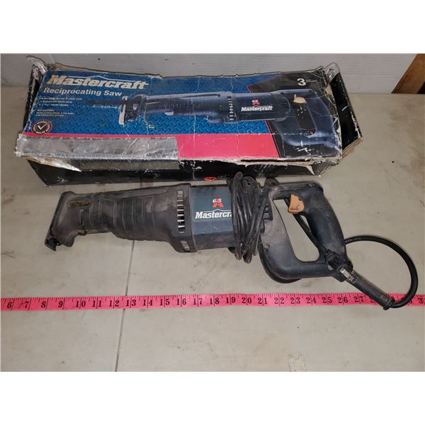 Mastercraft reciprocating saw 6.5A -tool only (working)