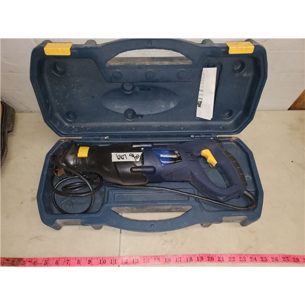 Mastercraft reciprocating saw in case