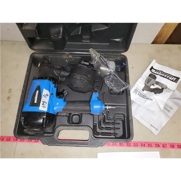 Mastercraft air powered coil roofing nailer 058-8179-2