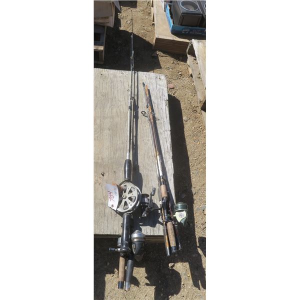 Lot of Fishing Rods & Reels