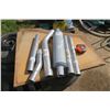 Image 1 : 6 pc muffler set, international tractor muffler , 5 misc pipe extenions